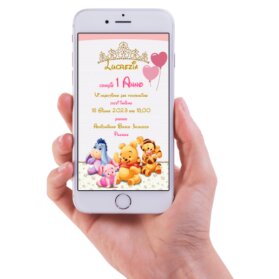 INVITO DIGITALE COMPLEANNO WINNIE THE POOH