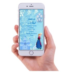 INVITO DIGITALE COMPLEANNO FROZEN