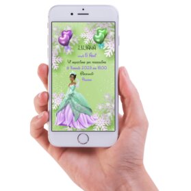 INVITO DIGITALE COMPLEANNO PRINCIPESSE