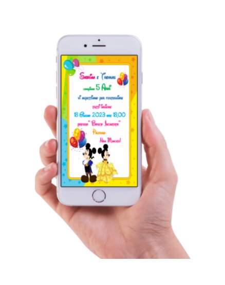 INVITO DIGITALE COMPLEANNO 