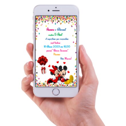 INVITO DIGITALE COMPLEANNO