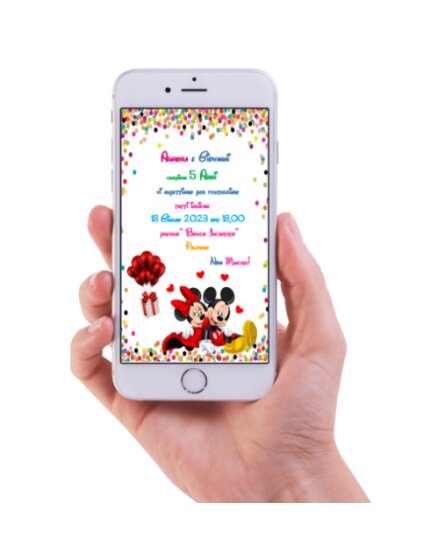 INVITO DIGITALE COMPLEANNO