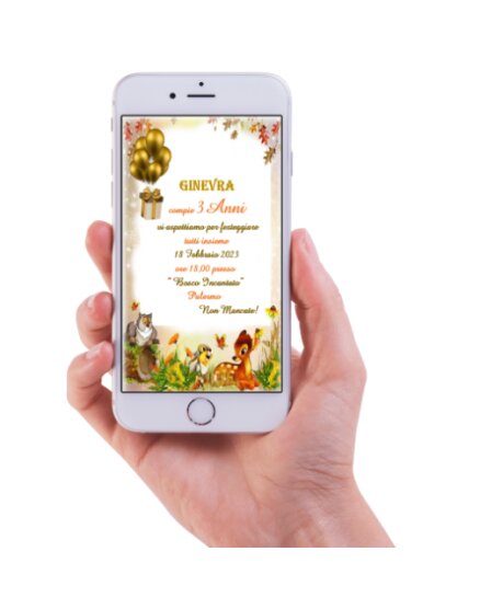 INVITO DIGITALE COMPLEANNO 