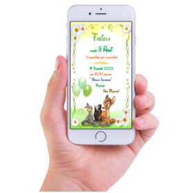 INVITO DIGITALE COMPLEANNO BAMBI