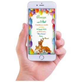 INVITO DIGITALE COMPLEANNO BAMBI