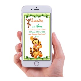 INVITO DIGITALE COMPLEANNO WINNIE THE POOH