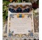 Invito Nozze con decoro Vietri perlato