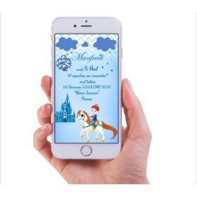 INVITO DIGITALE COMPLEANNO PRINCIPE
