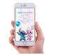 INVITO DIGITALE COMPLEANNO STITCH