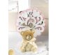 BOMBONIERA OROLOGIO ORSETTO CON CONFETTI