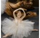 BOMBONIERA BALLERINA IN PORCELLANA CHERRY AND PEACH