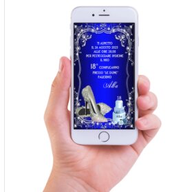 Angioletto Portafortuna Blu E Argento, Bomboniera Perfetta Per Matrimonio, Cresima, Battesimo O Compleanno