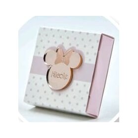 SCATOLINA NASCITA CON MINNIE IN PLEXI