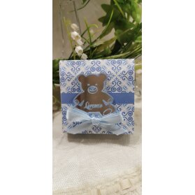 SCATOLINA NASCITA CON ORSETTO IN PLEXI