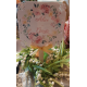 Ventaglio personalizzato decoro fiori rosa e giallo