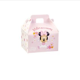 SCATOLINA NASCITA MINNIE BABY CON CONFETTI