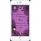 INVITO DIGITALE BALLERINA COMUNIONE IN 12 ORE