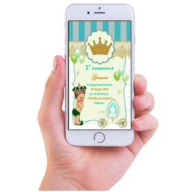 INVITO DIGITALE COMPLEANNO bambino