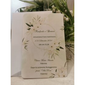 INVITO MATRIMONIO FIORI BIANCHI