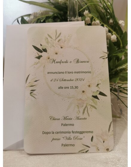 INVITO MATRIMONIO SICILIANO