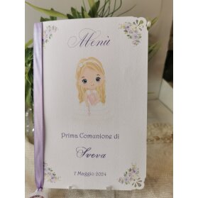 MENU' PRIMA COMUNIONE