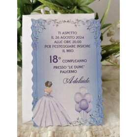 INVITO 18 ANNI RAGAZZA